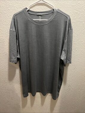 Rhoback Men's Gray Crew Short Sleeve Tee